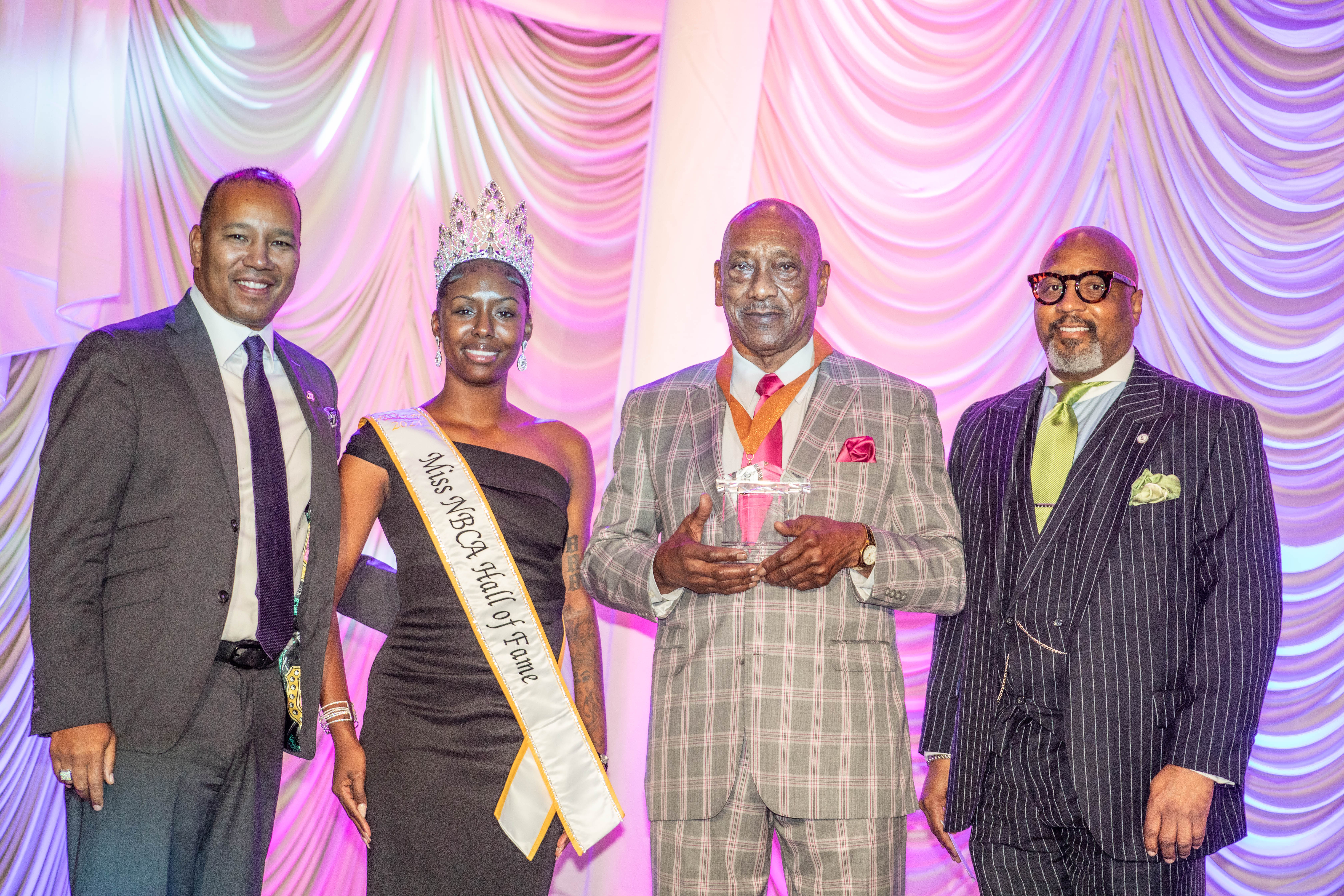 Mr. Quentin Roach, Miss NBCA HOF, Mr. Lemar Parrish and Dr. Grant Winrow